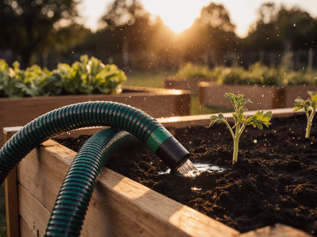 Kink-Free Premium Soaker Hose for Raised Bed Gardens