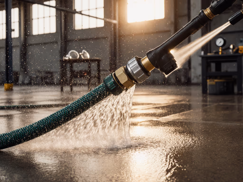 Professional Garden Hose Safety for 600+ PSI Commercial Cleaning