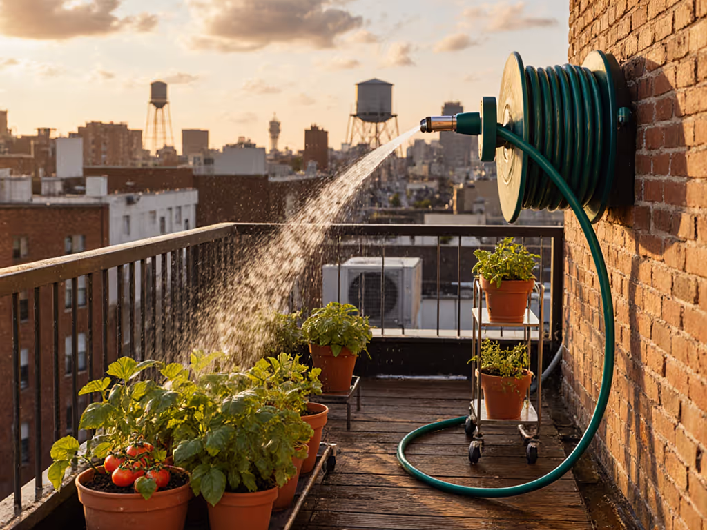 Rooftop Garden Hose Guide: Lightweight & Compact Solutions for Balcony Gardens