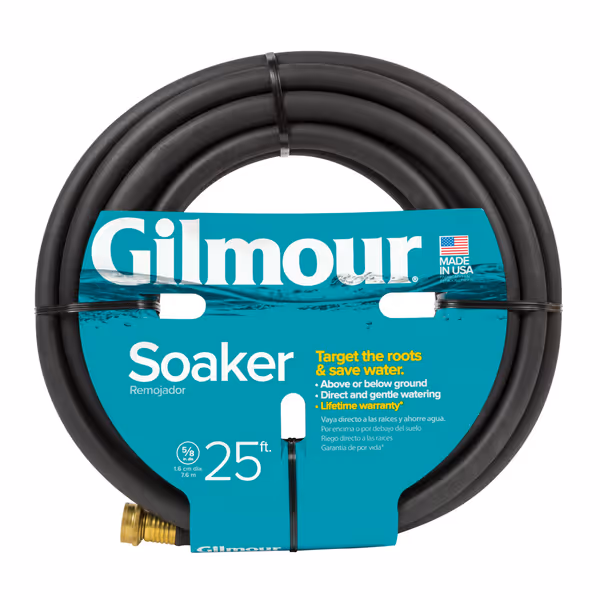 GILMOUR 5/8" x 25' Round Weeper Soaker Hose